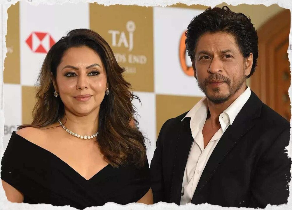 Shah Rukh Khan with Wife Gauri Khan