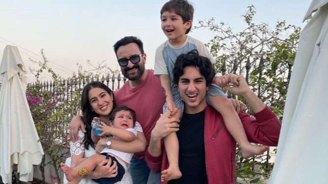 Saif Ali Khan with Children