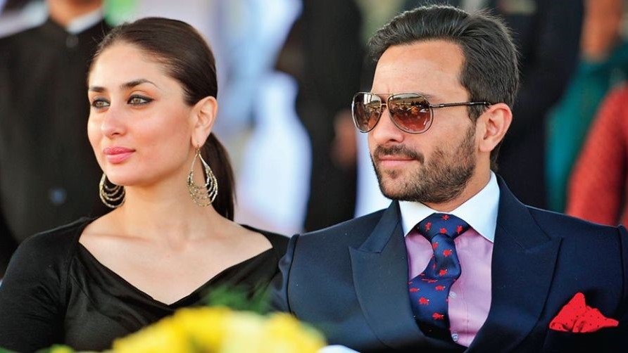 Saif Ali Khan with Wife Kareena Kapoor